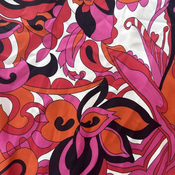 Vintage 100% Silk Skirt Women's 4 Lined A Line Fit & Flare Y2k 90s 60s 70s Retro - Picture 2 of 9